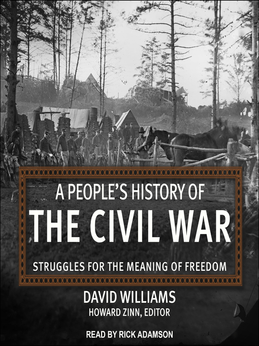 Title details for A People's History of the Civil War by David Williams - Wait list